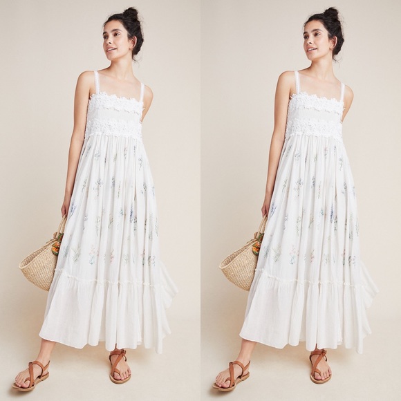 Anthropologie x Love Sam Fantine Lace Maxi Dress - Picture 2 of 9